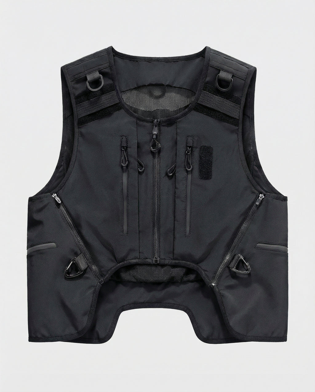 Tactical Multi-Pocket Utility Vest - Urban Techwear Style