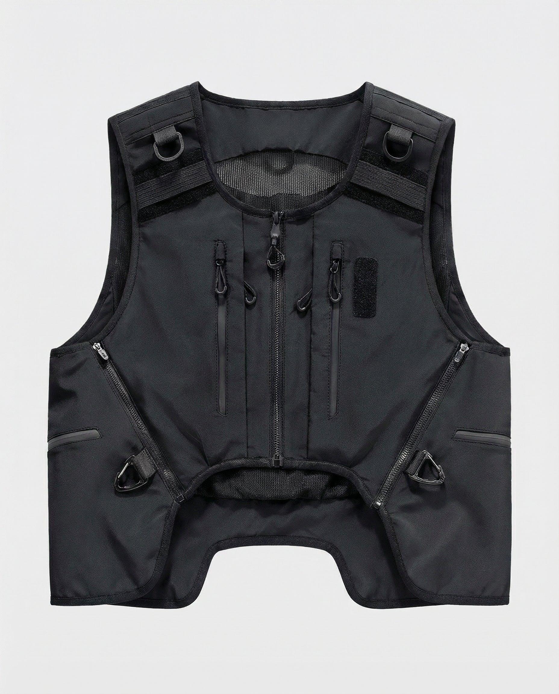 Tactical Multi-Pocket Utility Vest - Urban Techwear Style