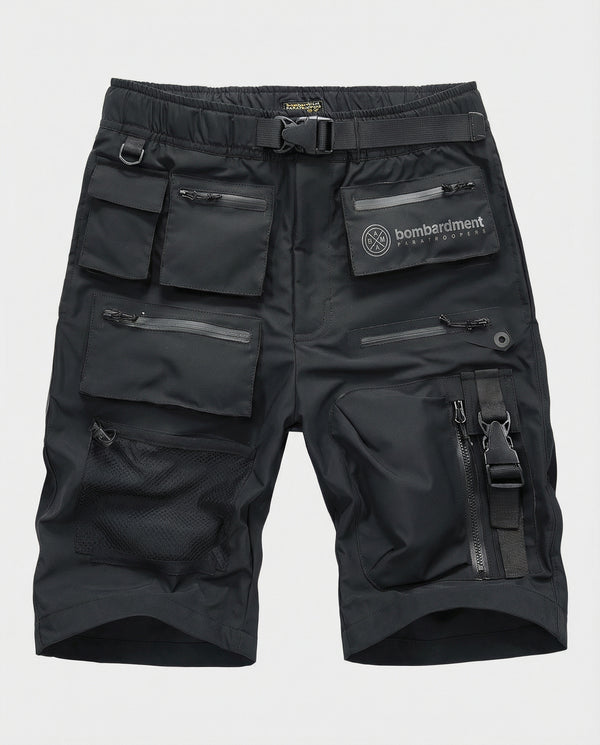 Techwear Paratrooper Tactical Cargo Shorts