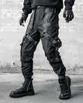 Tactical Strap Cargo Pants - Dark Techwear Joggers