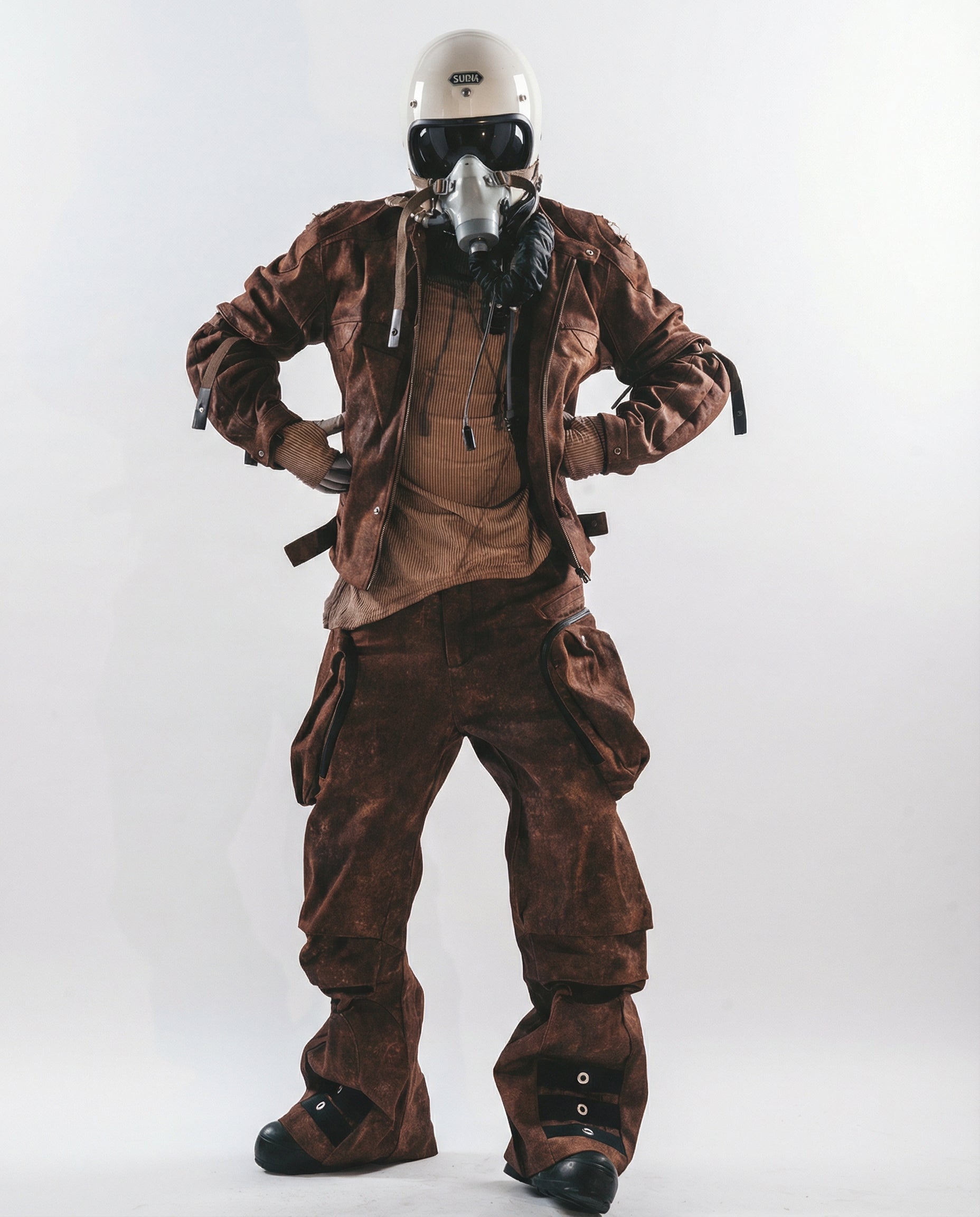 Dragon Spine Wasteland Biker Jacket - Techwear Racing Coat