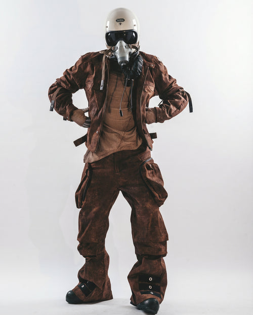 Dragon Spine Wasteland Biker Jacket - Techwear Racing Coat