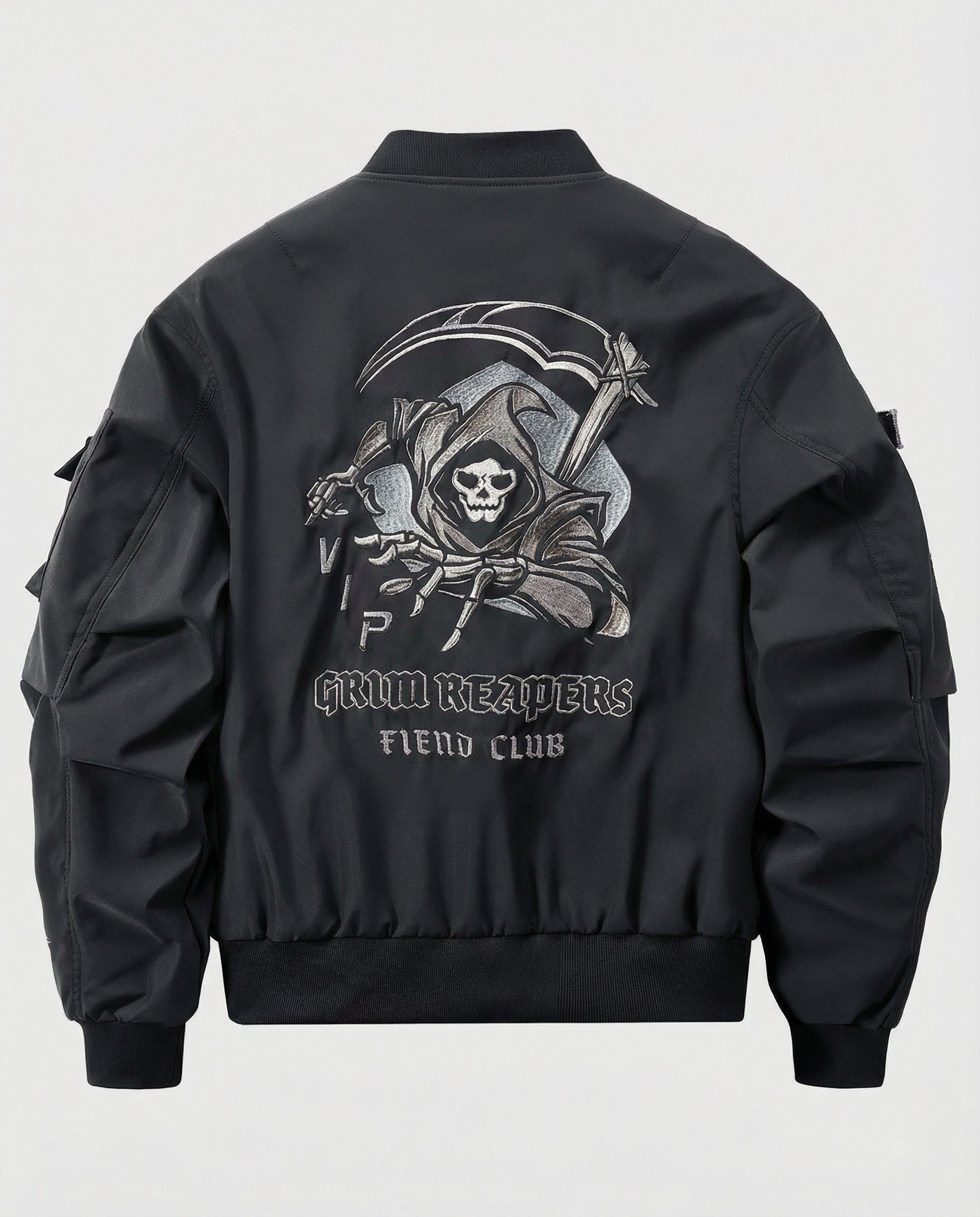 Grim Reaper Tactical Bomber Jacket - Techwear Streetwear