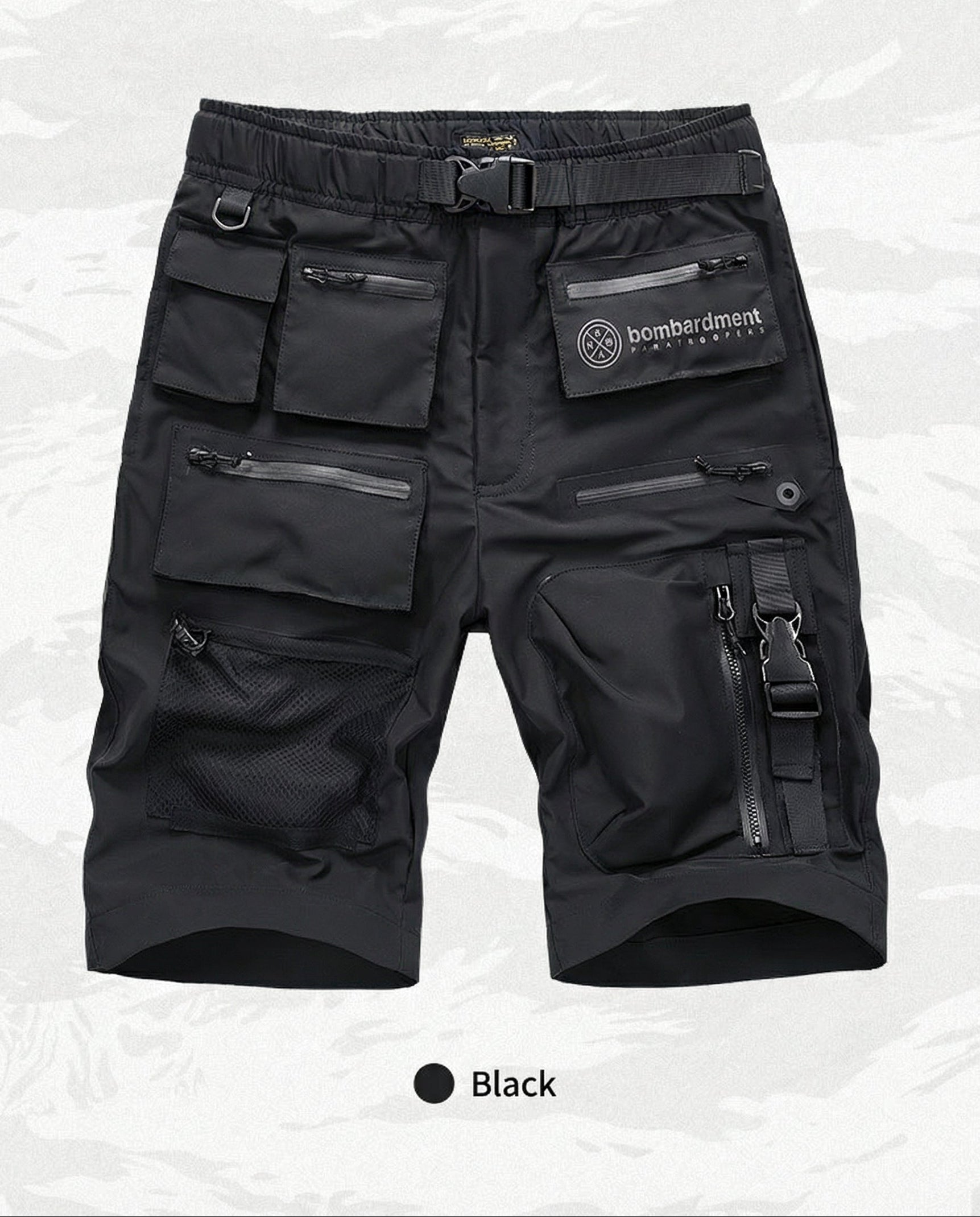 Paratrooper Tactical Cargo Shorts - Techwear Multi-Pocket Style
