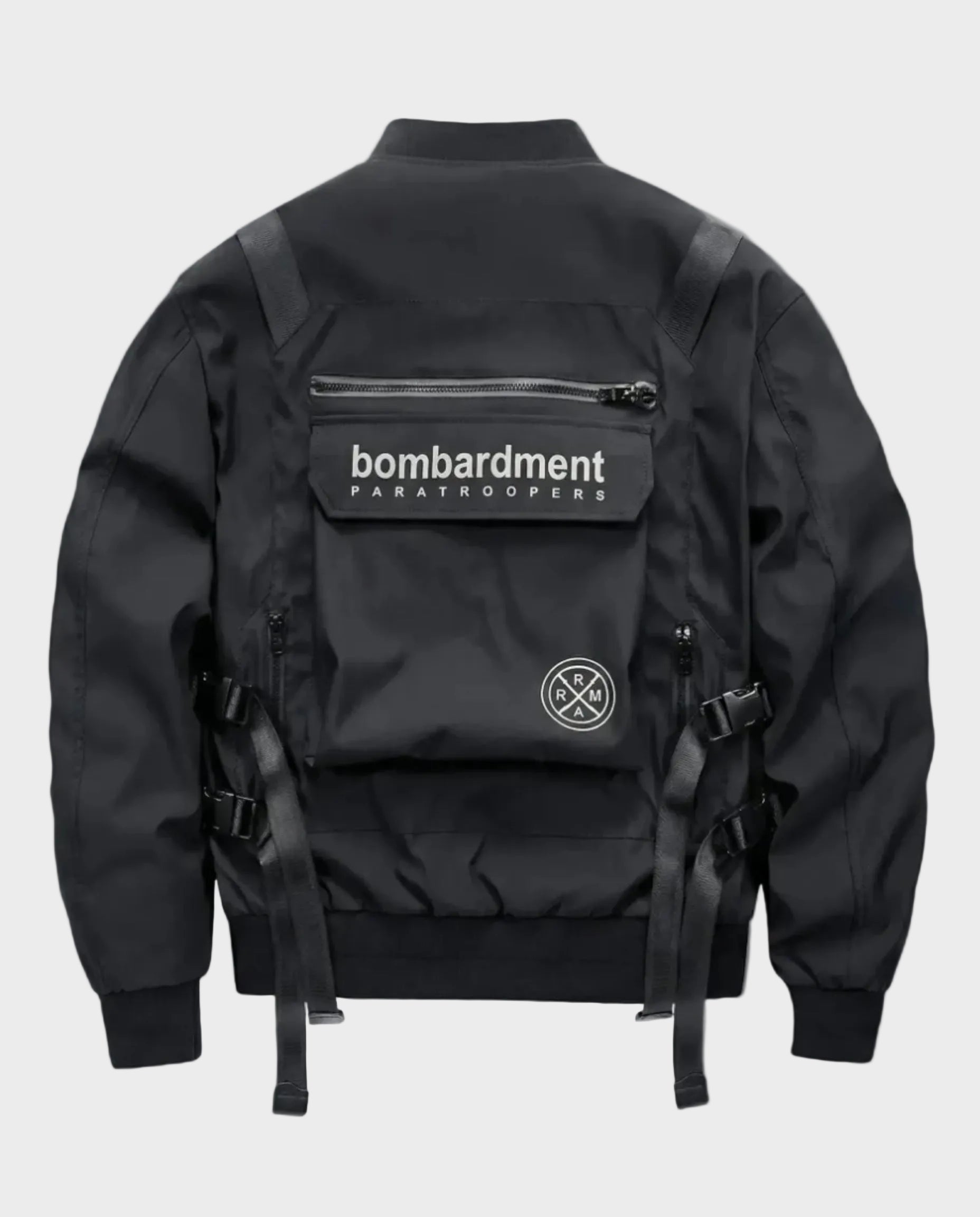 Multi-Pocket Techwear Bomber Jacket - Paratrooper Cargo Coat