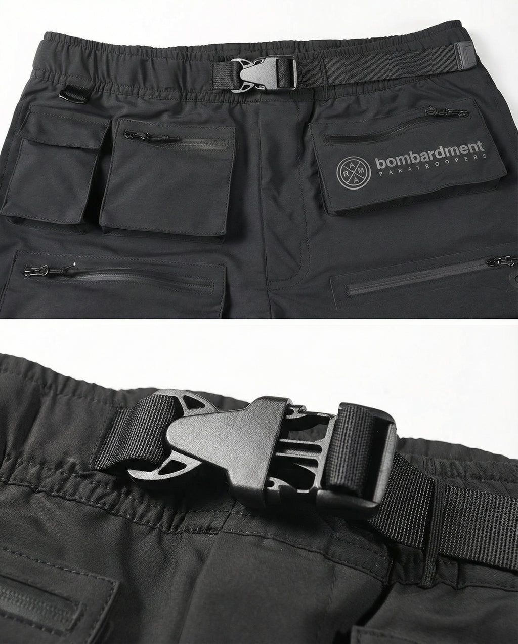 Paratrooper Tactical Cargo Shorts - Techwear Multi-Pocket Style