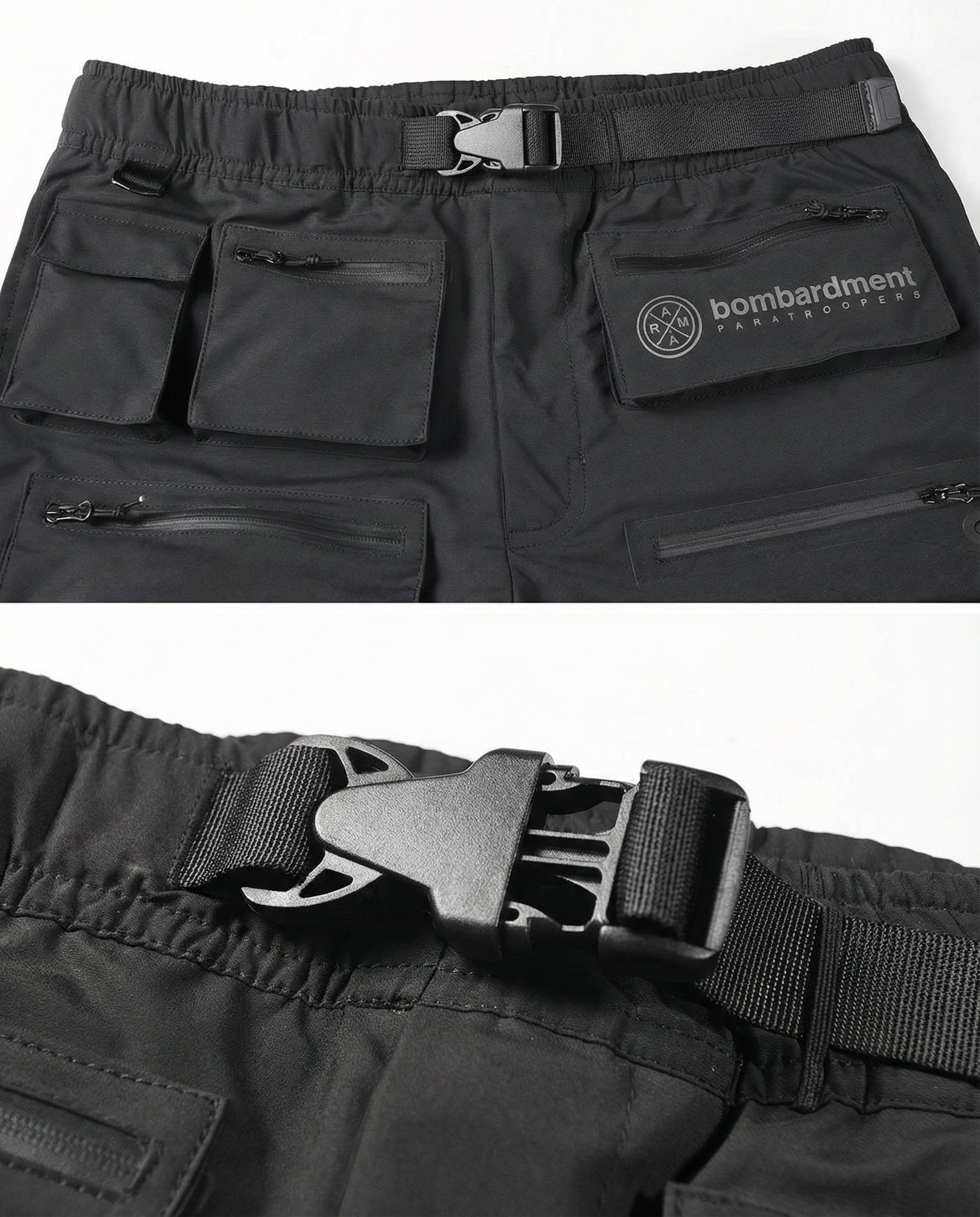 Paratrooper Tactical Cargo Shorts - Techwear Multi-Pocket Style