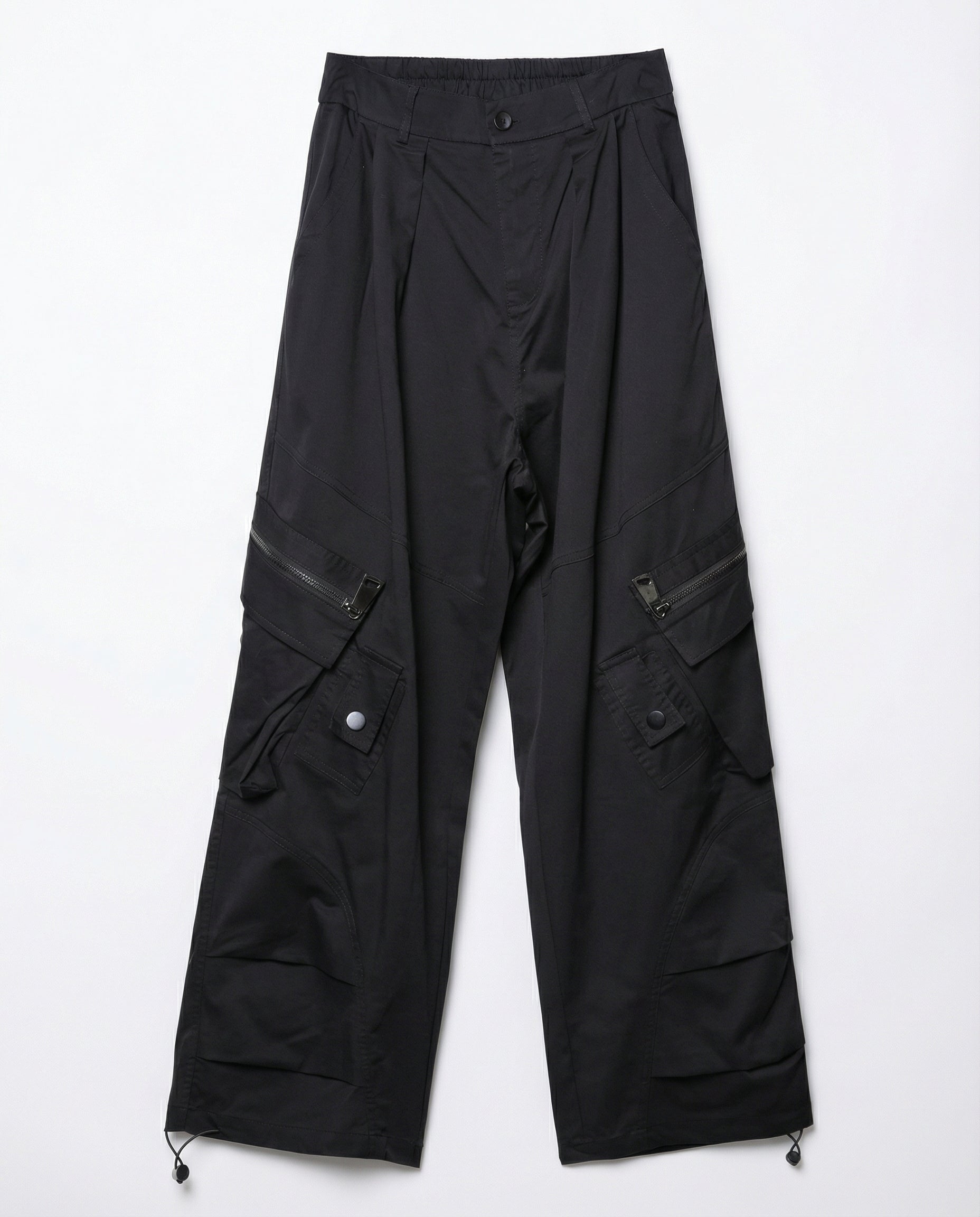 Oversized Multi-Pocket Cargo Techwear Pants - Wasteland Style