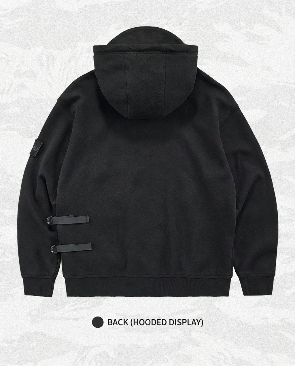 Tactical Vest Patchwork Hoodie - Heavyweight Techwear Pullover