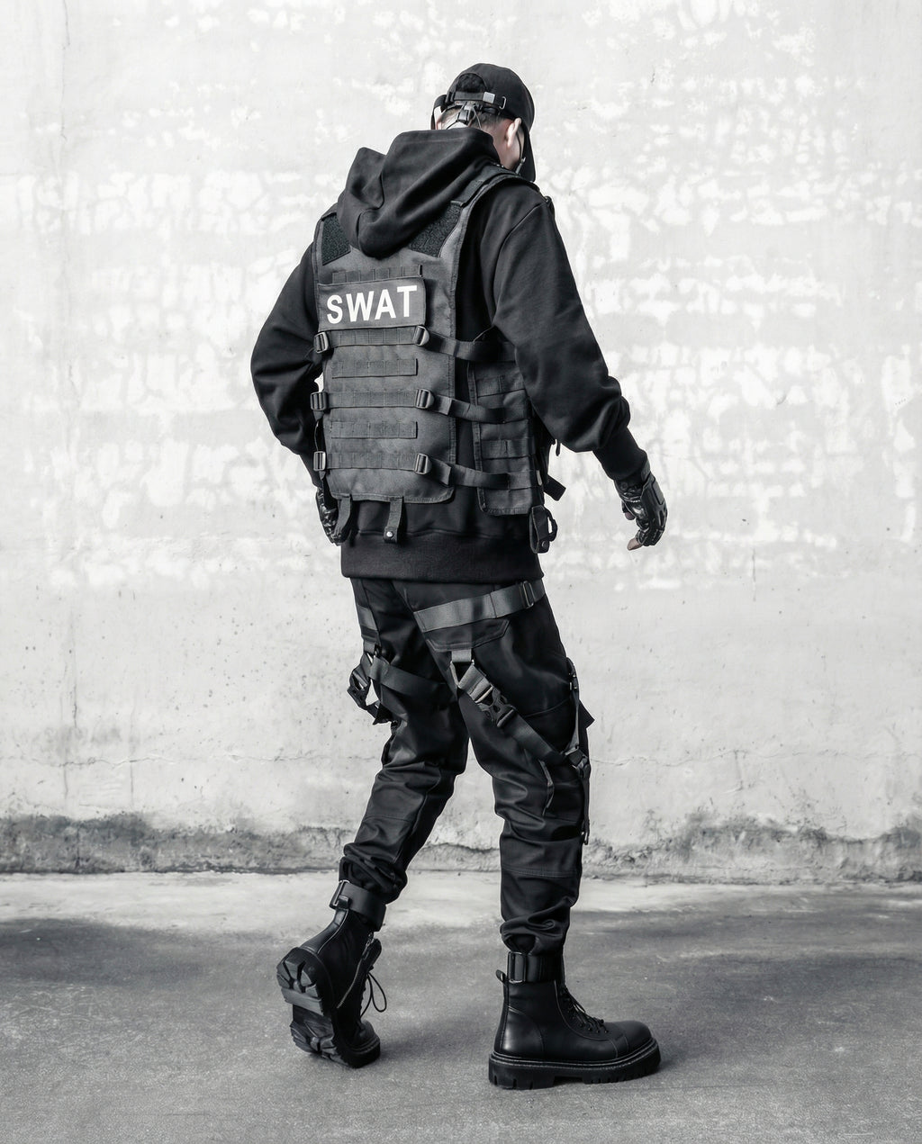 Tactical Strap Cargo Pants - Dark Techwear Joggers