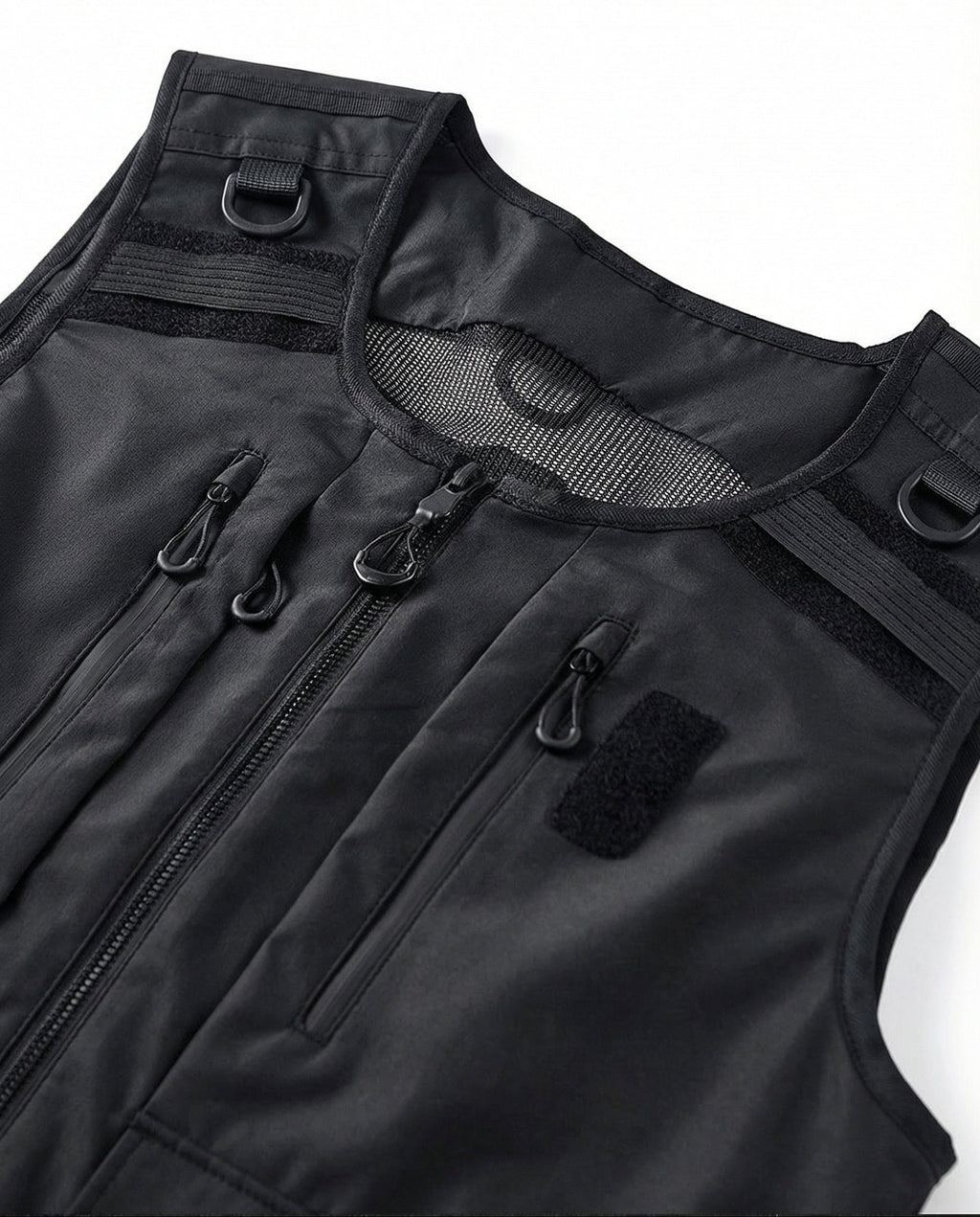 Tactical Multi-Pocket Utility Vest - Urban Techwear Style
