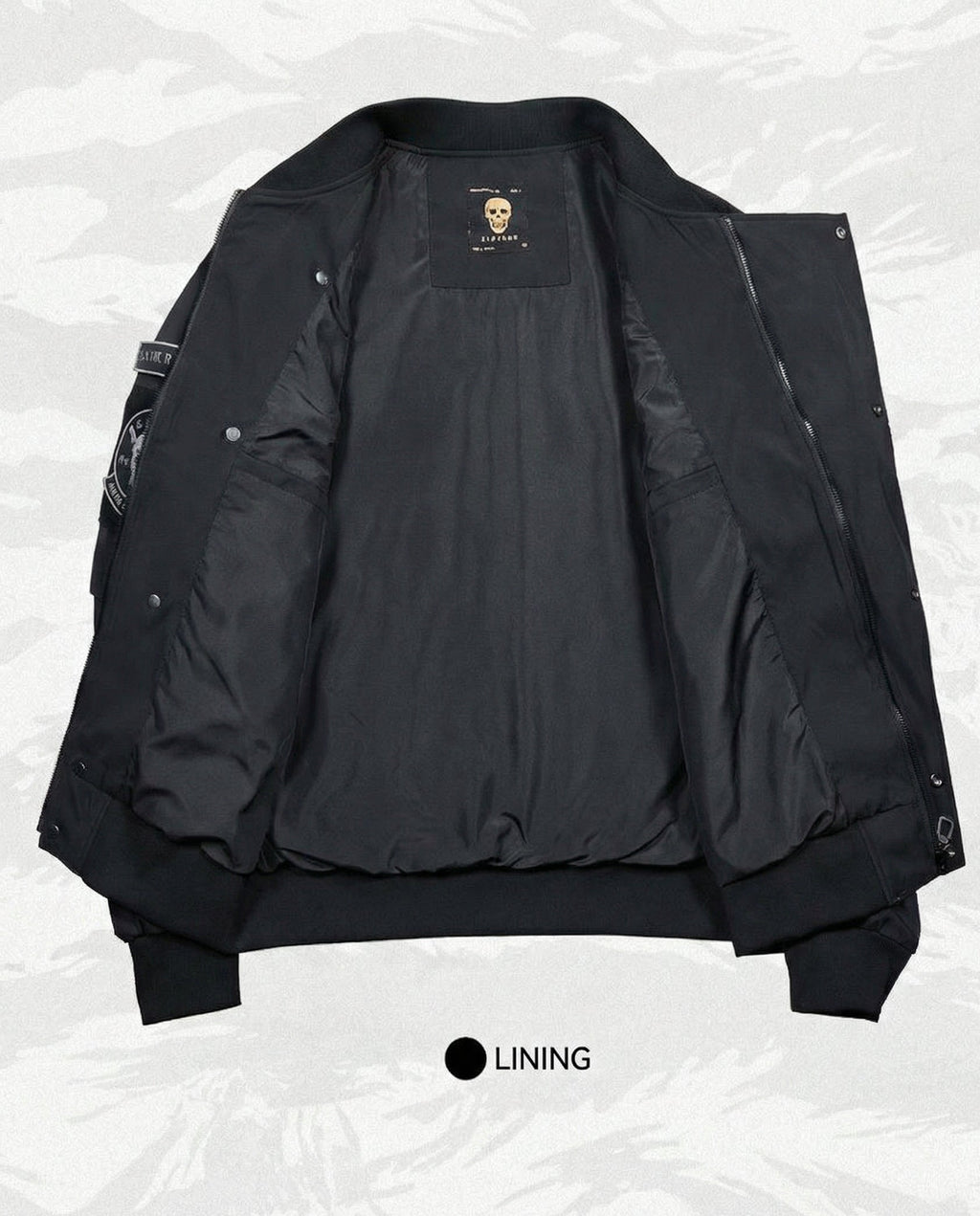 Grim Reaper Tactical Bomber Jacket - Techwear Streetwear