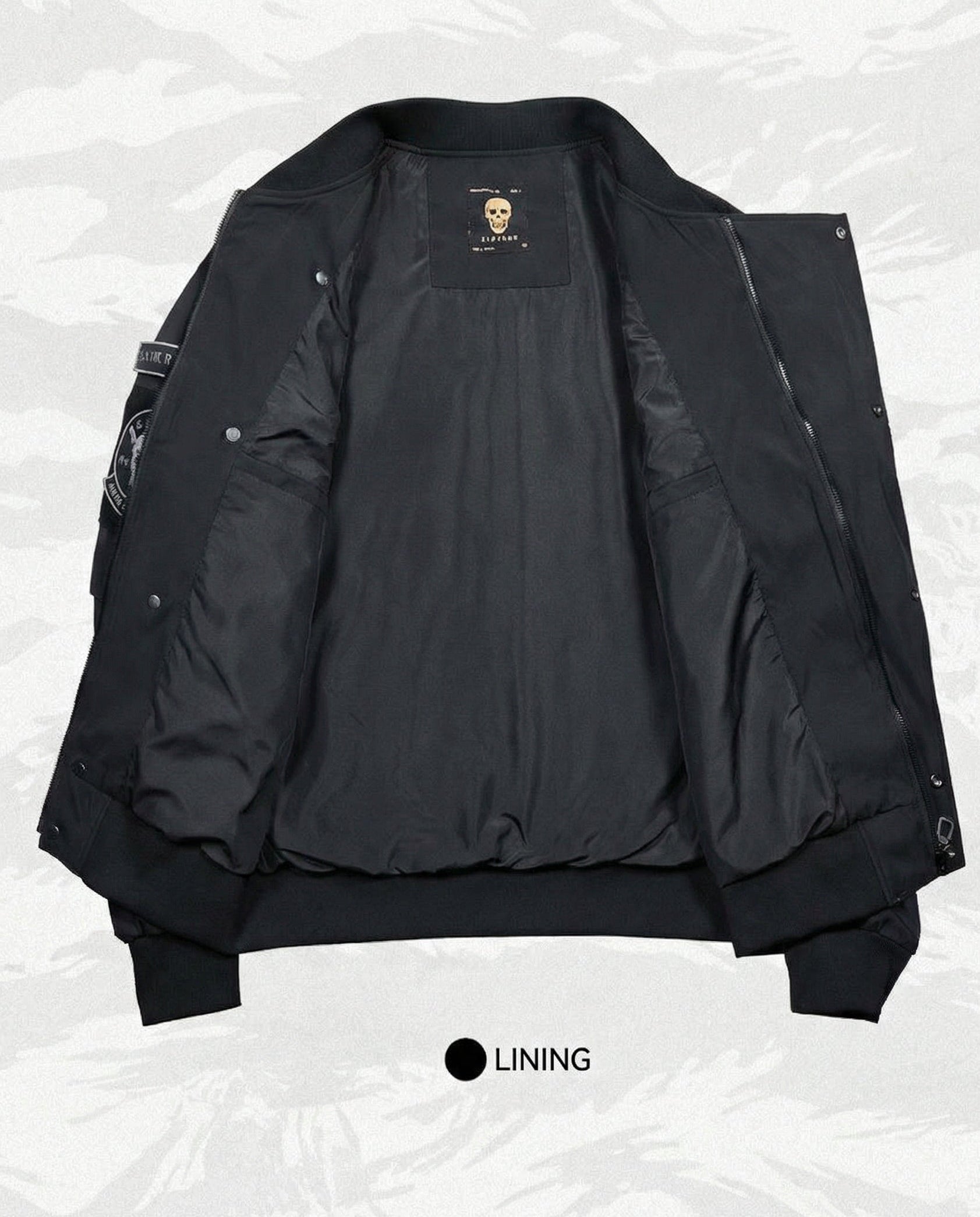 Grim Reaper Tactical Bomber Jacket - Techwear Streetwear