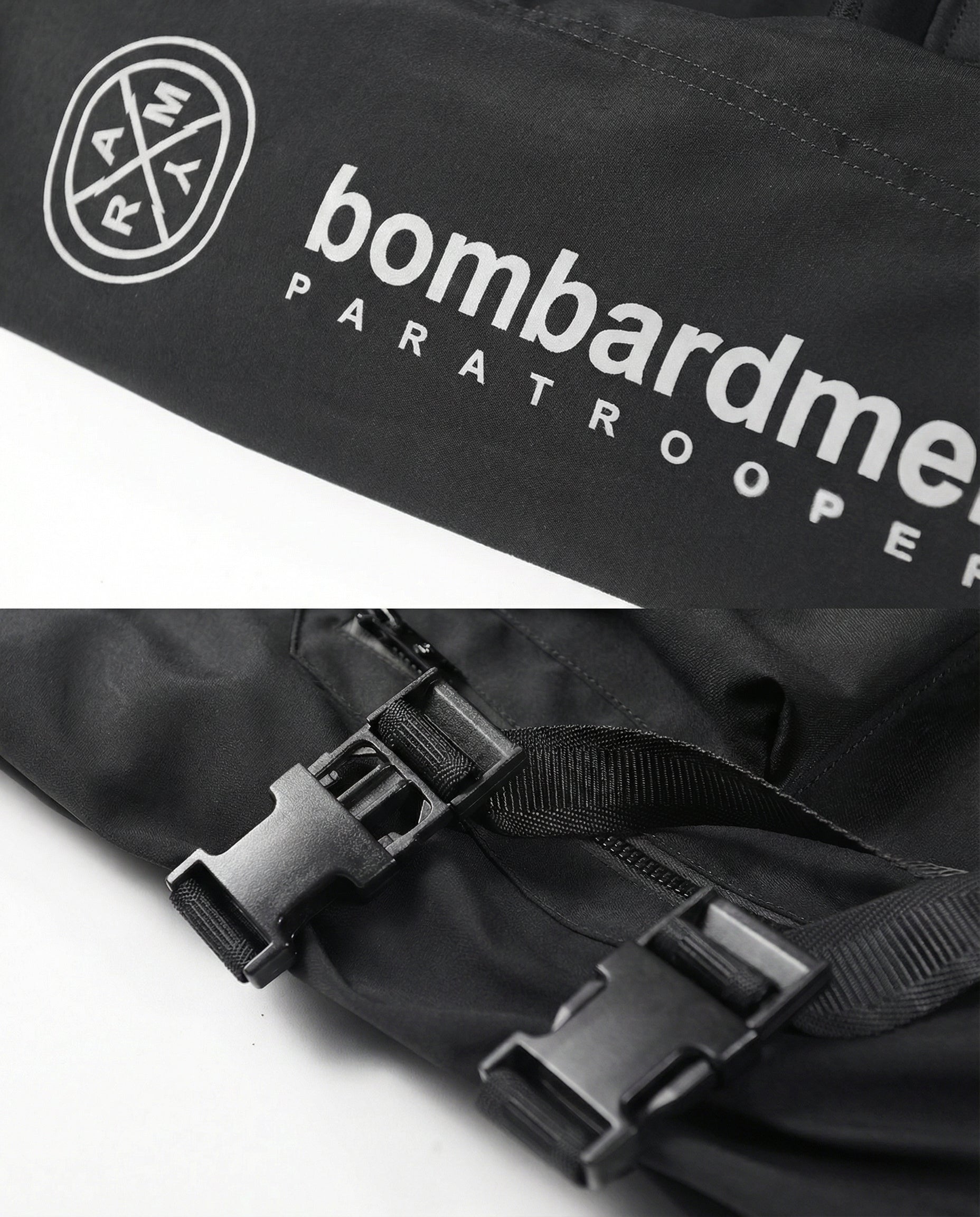 Multi-Pocket Techwear Bomber Jacket - Paratrooper Cargo Coat