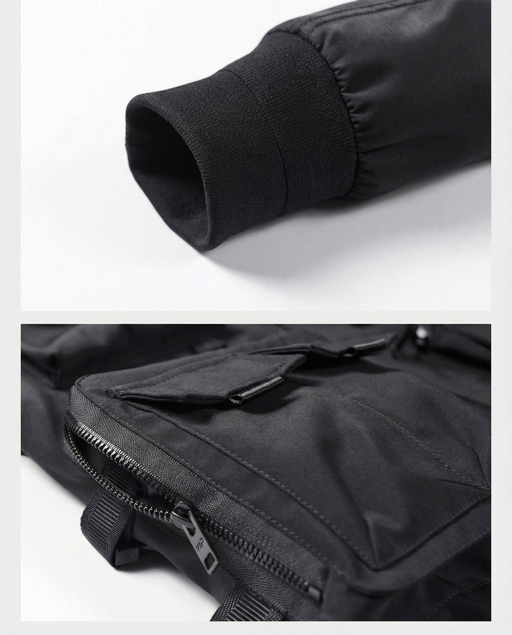 Multi-Pocket Techwear Bomber Jacket - Paratrooper Cargo Coat