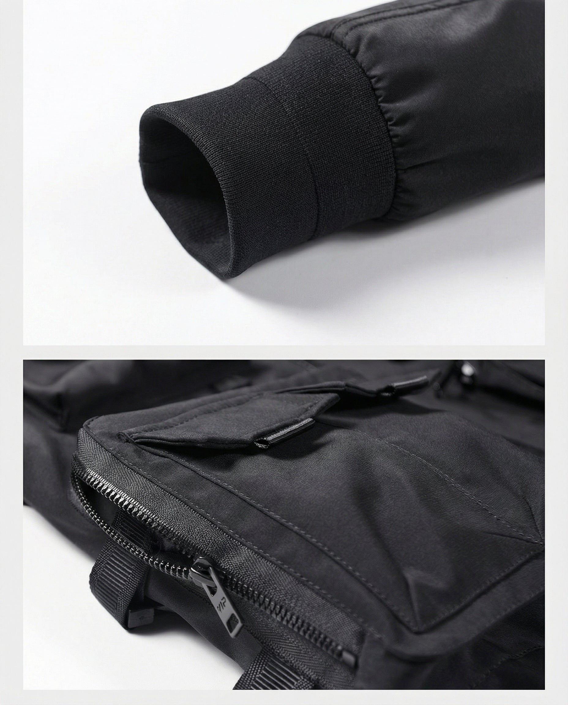 Multi-Pocket Techwear Bomber Jacket - Paratrooper Cargo Coat