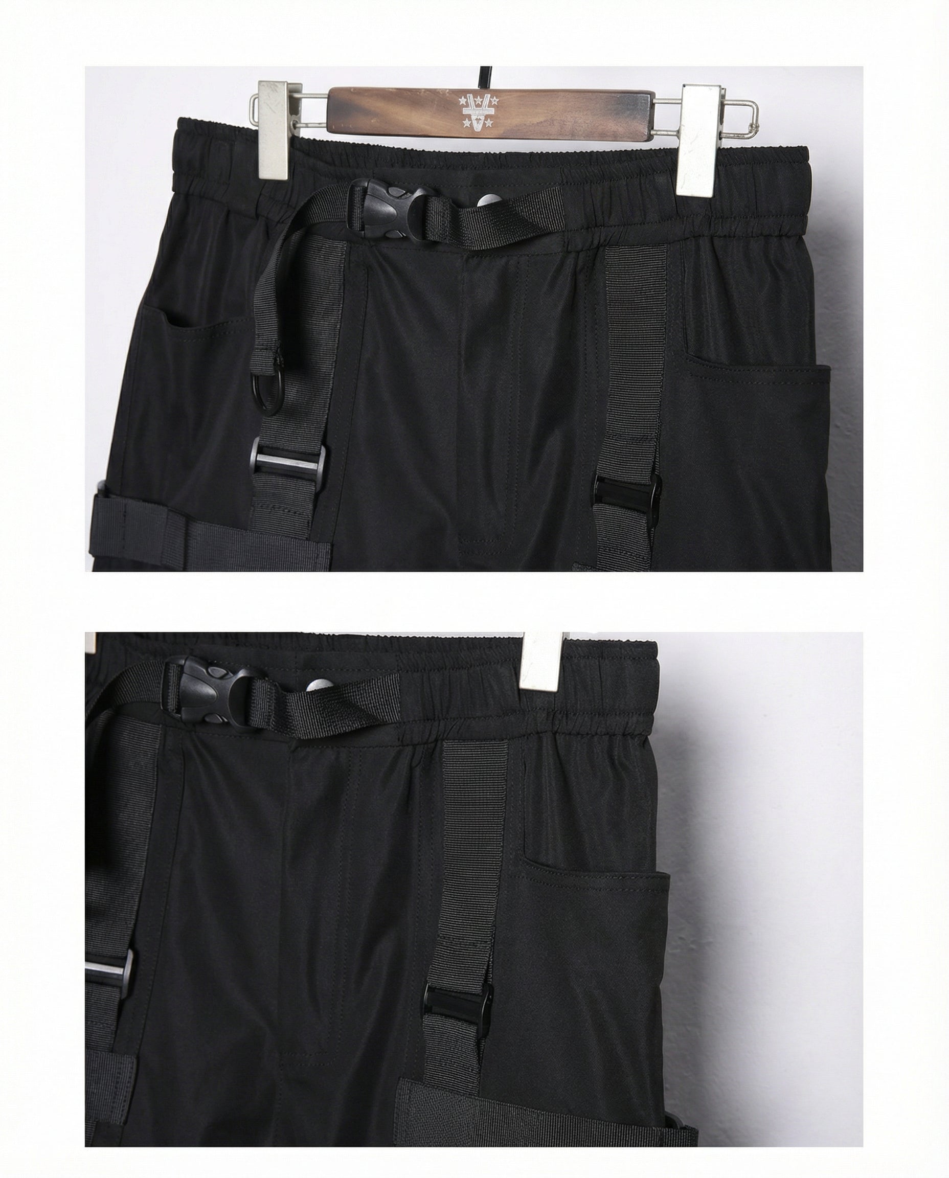 Tactical Strap Cargo Pants - Dark Techwear Joggers