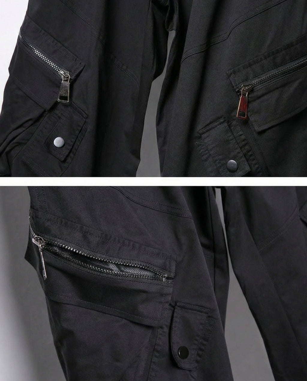 Oversized Multi-Pocket Cargo Techwear Pants - Wasteland Style
