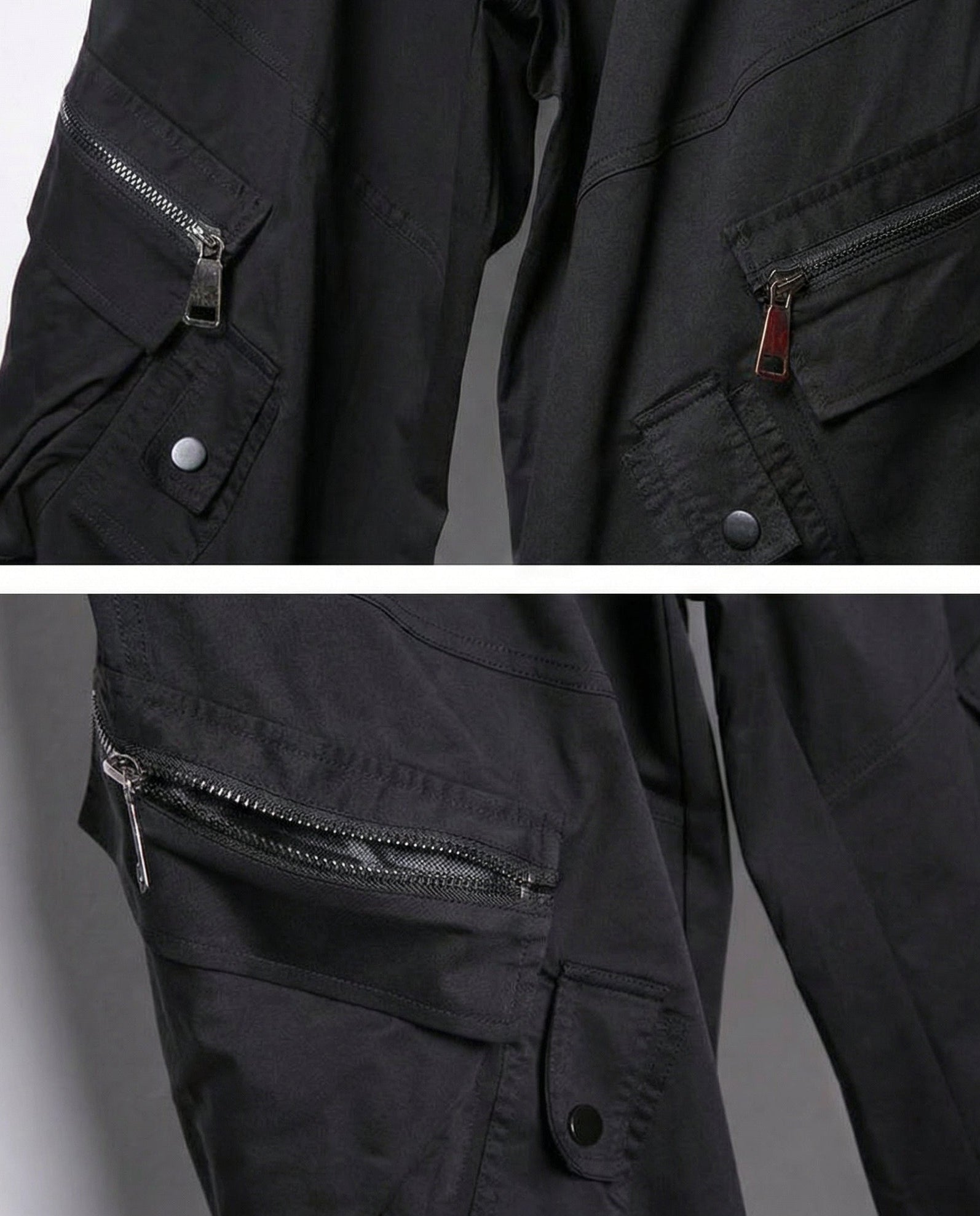 Oversized Multi-Pocket Cargo Techwear Pants - Wasteland Style