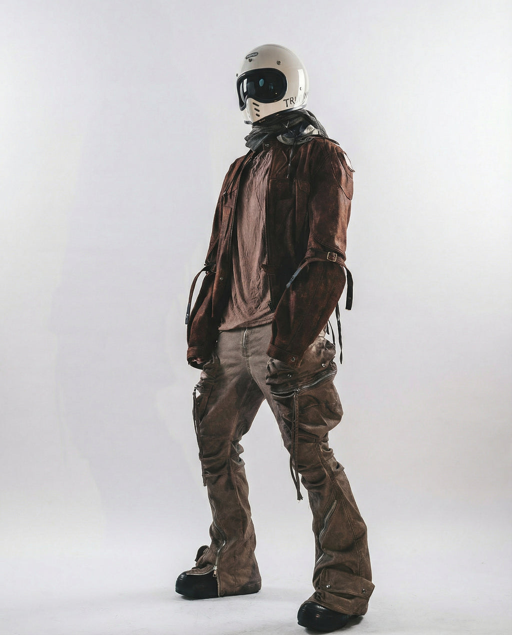Dragon Spine Wasteland Biker Jacket - Techwear Racing Coat