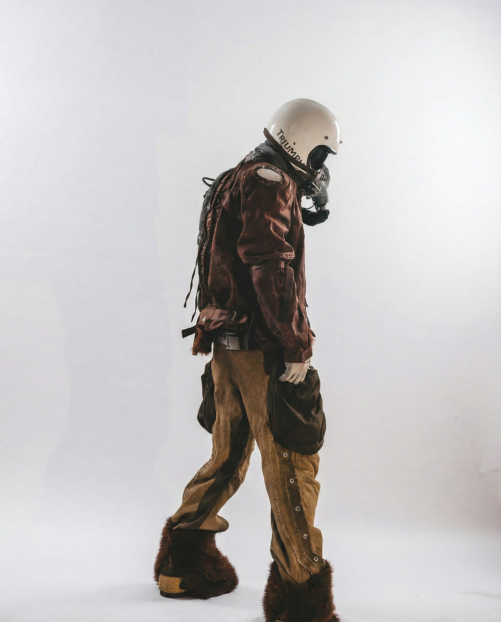Dragon Spine Wasteland Biker Jacket - Techwear Racing Coat