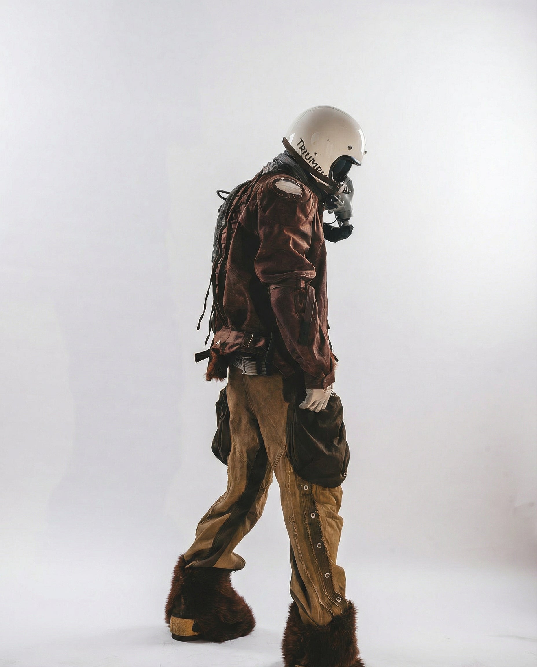 Dragon Spine Wasteland Biker Jacket - Techwear Racing Coat