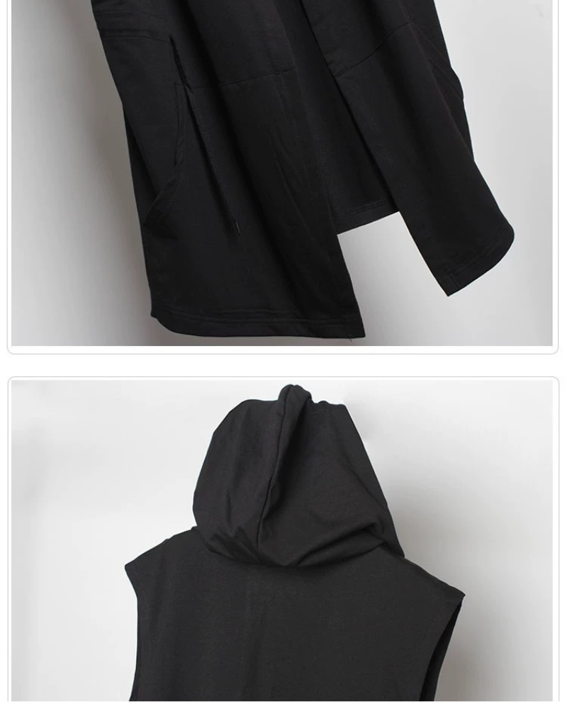 Black Sleeveless Ninja Costume Vest Zeroph