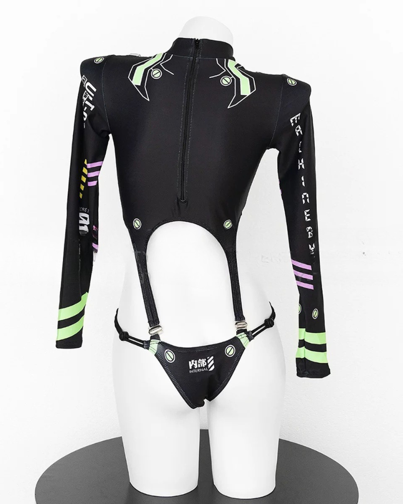 Cyberpunk Cut-out Bodysuit Zeroph