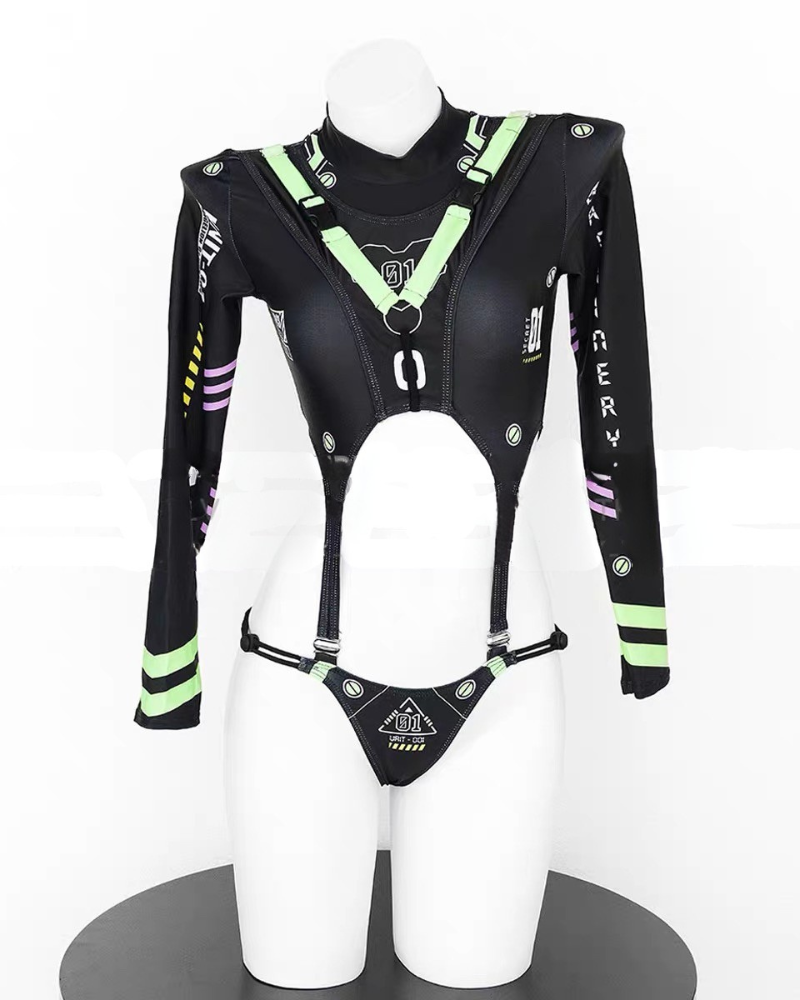 Cyberpunk Cut-out Bodysuit Zeroph
