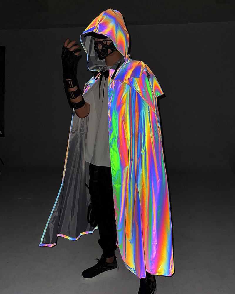Halloween Colorful Reflective Wizard Cloak Zeroph