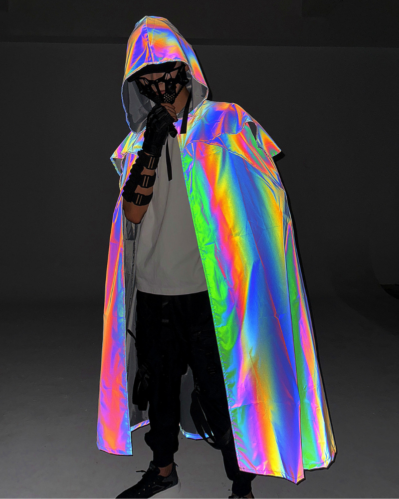 Halloween Colorful Reflective Wizard Cloak Zeroph