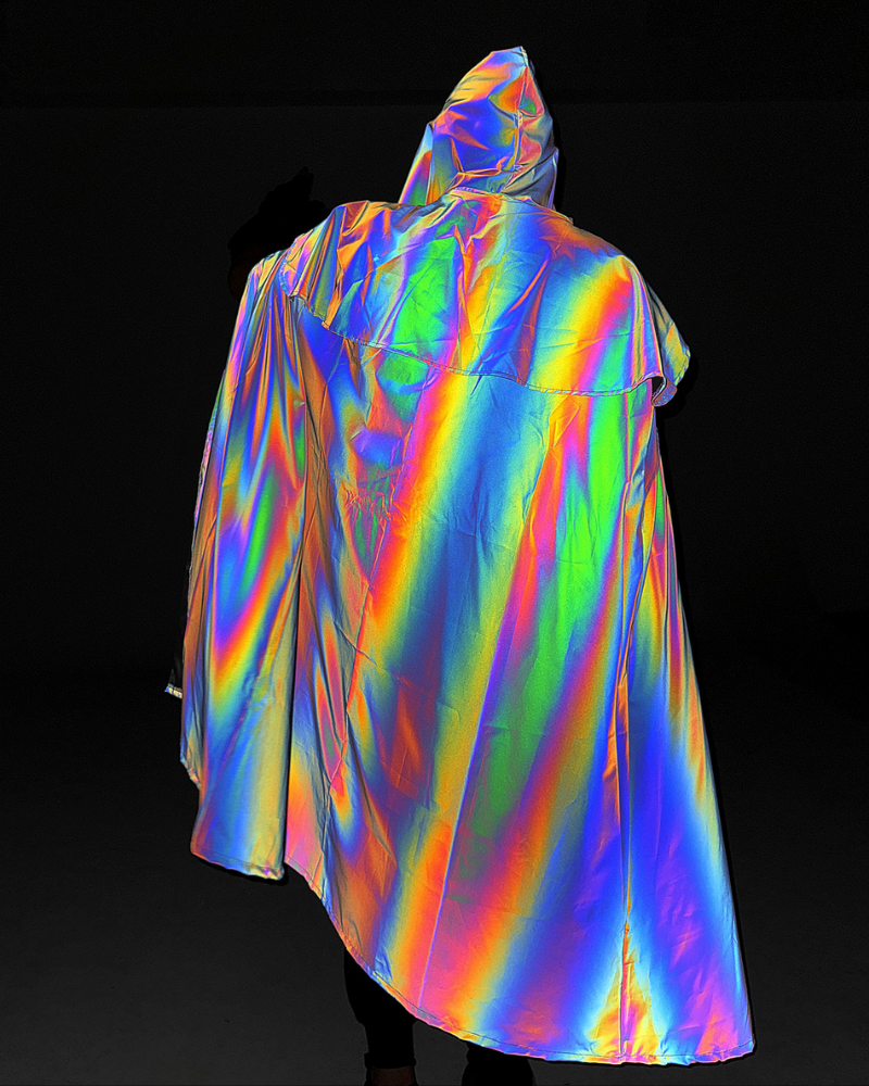 Halloween Colorful Reflective Wizard Cloak Zeroph