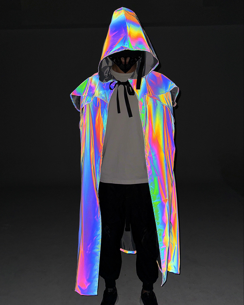 Halloween Colorful Reflective Wizard Cloak Zeroph