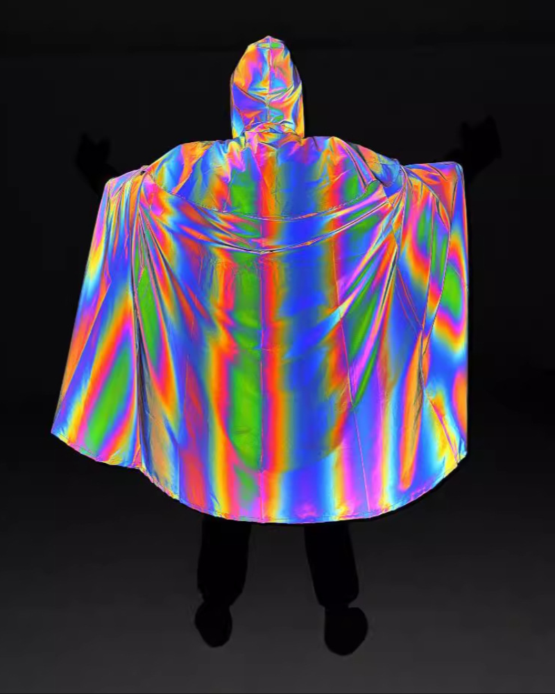 Halloween Colorful Reflective Wizard Cloak Zeroph