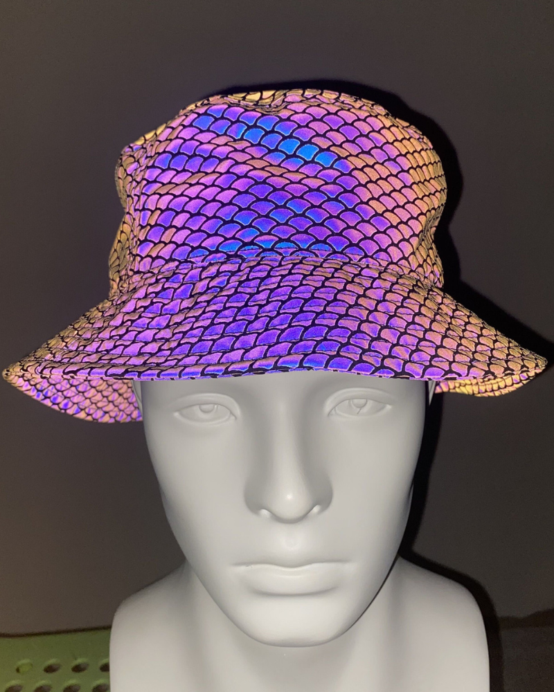 Hip Hop Rainbow Reflective Bucket Hat Zeroph