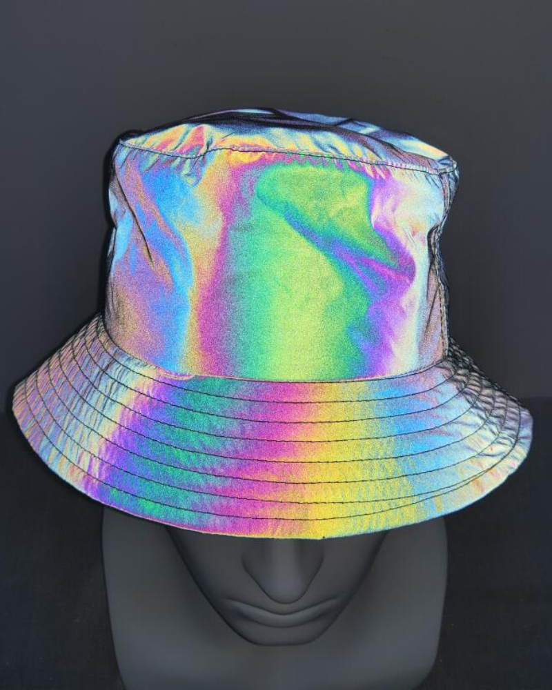 Hip Hop Rainbow Reflective Bucket Hat Zeroph