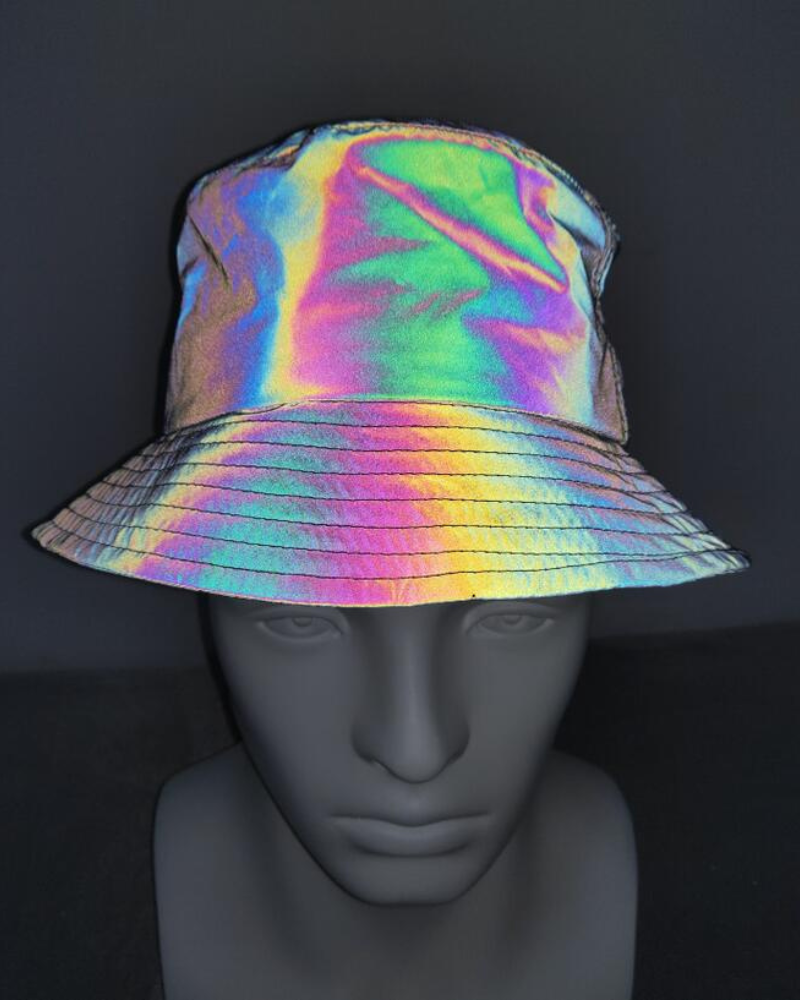 Hip Hop Rainbow Reflective Bucket Hat Zeroph