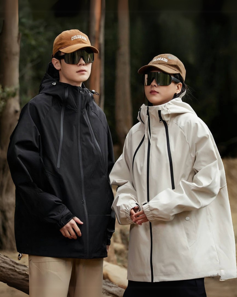 Outdoor Couple Camping Waterproof Jacket Zeroph