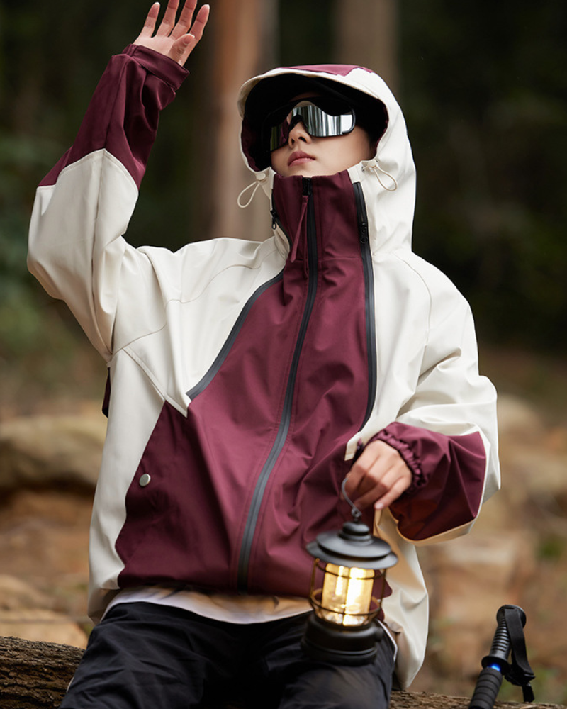 Outdoor Couple Camping Waterproof Jacket Zeroph