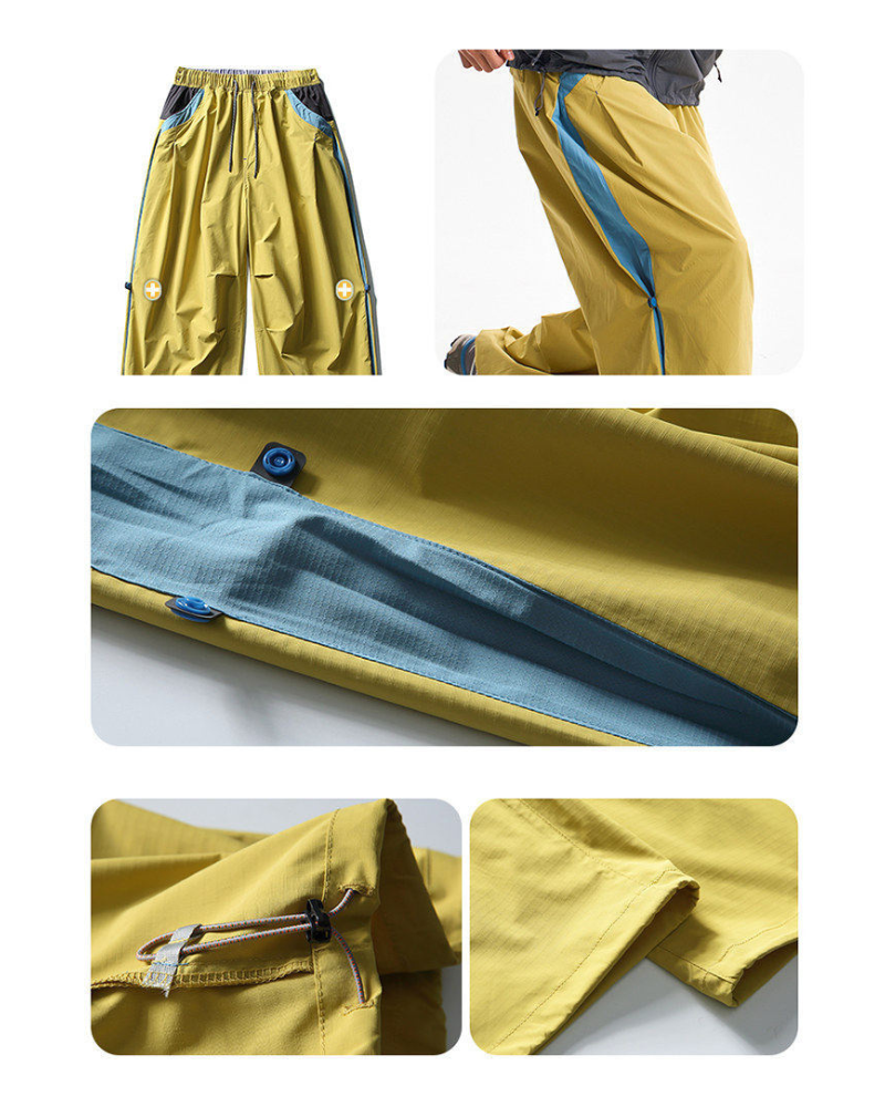 Outdoor Sports Unisex Lightweight Quick-Drying Loose Hiking Pants