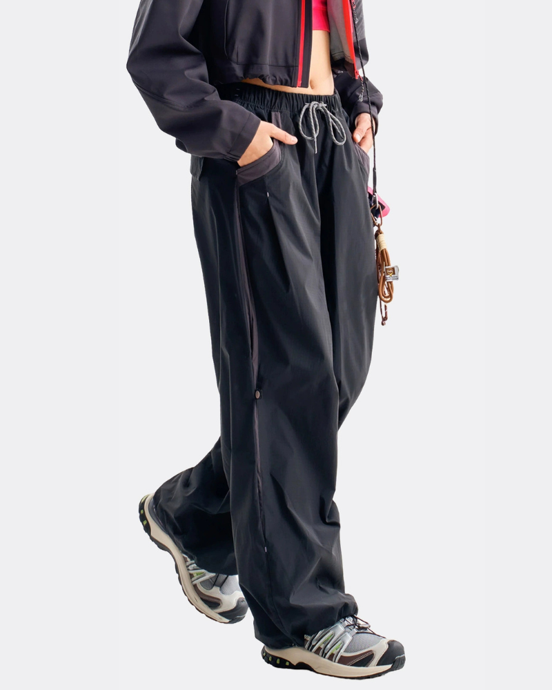 Outdoor Sports Unisex Lightweight Quick-Drying Loose Hiking Pants