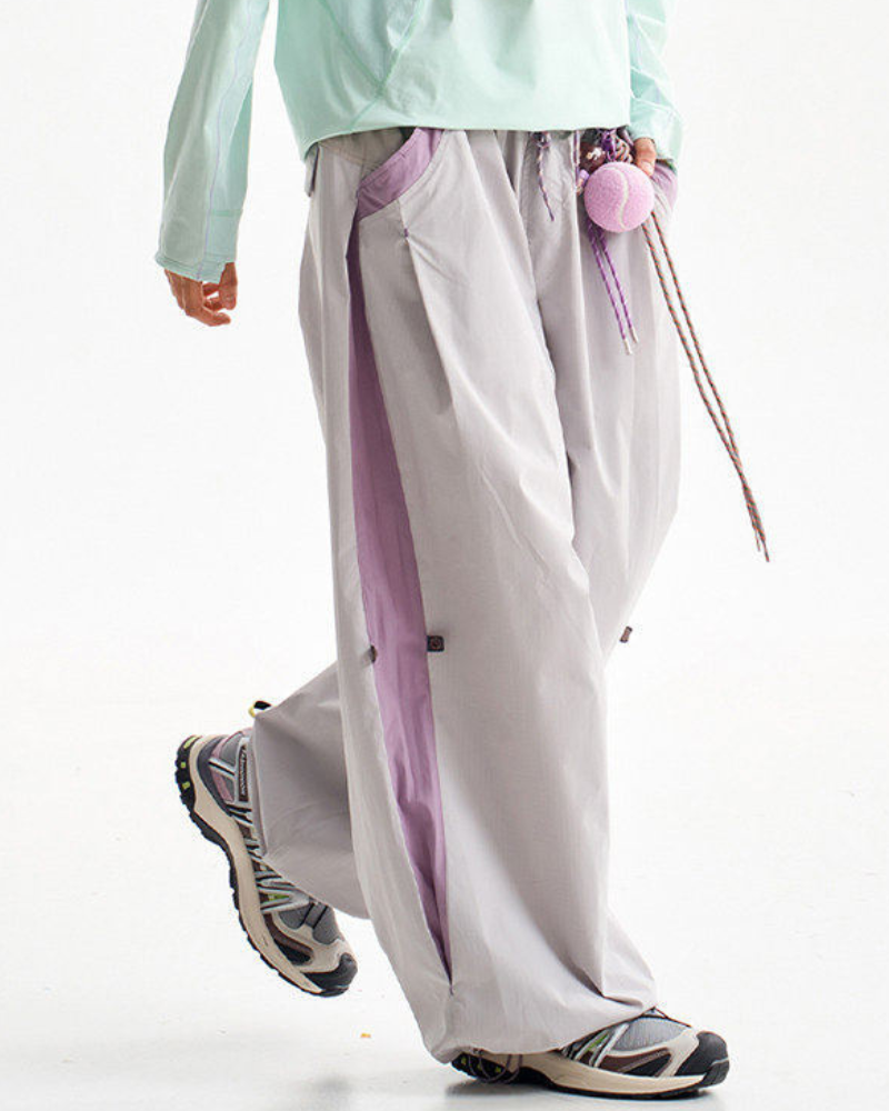Outdoor Sports Unisex Lightweight Quick-Drying Loose Hiking Pants
