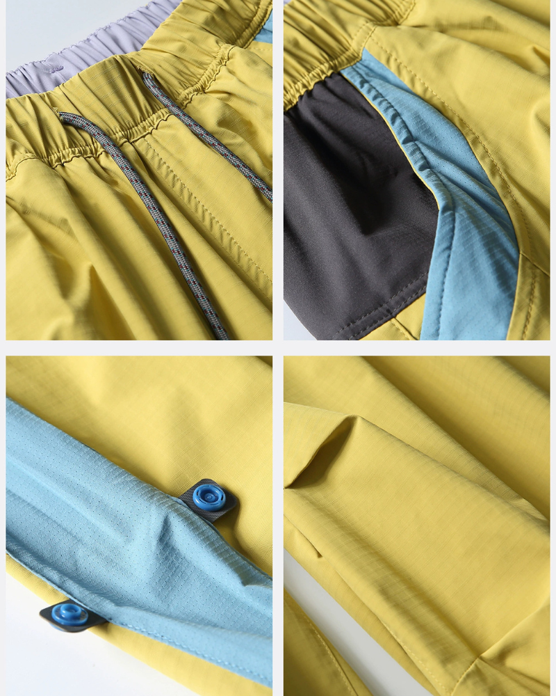 Outdoor Sports Unisex Lightweight Quick-Drying Loose Hiking Pants