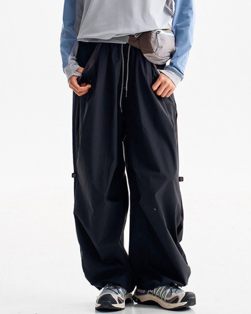 Outdoor Sports Unisex Lightweight Quick-Drying Loose Hiking Pants