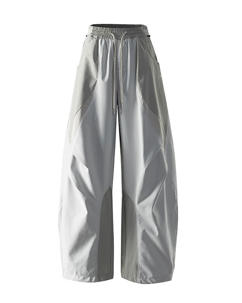 Outdoor Windproof Paneled Wide-Leg Hiking Pants Zeroph