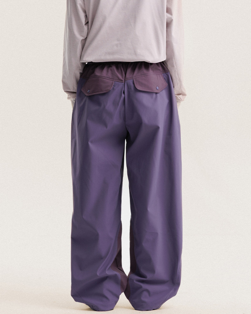 Outdoor Windproof Paneled Wide-Leg Hiking Pants Zeroph