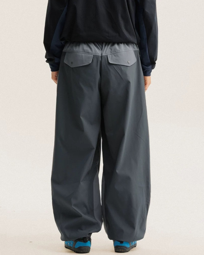 Outdoor Windproof Paneled Wide-Leg Hiking Pants Zeroph
