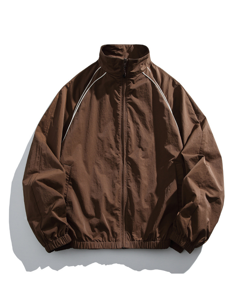 Outdoor Unisex Windproof Sports Couples Loose-Fitting Jacket