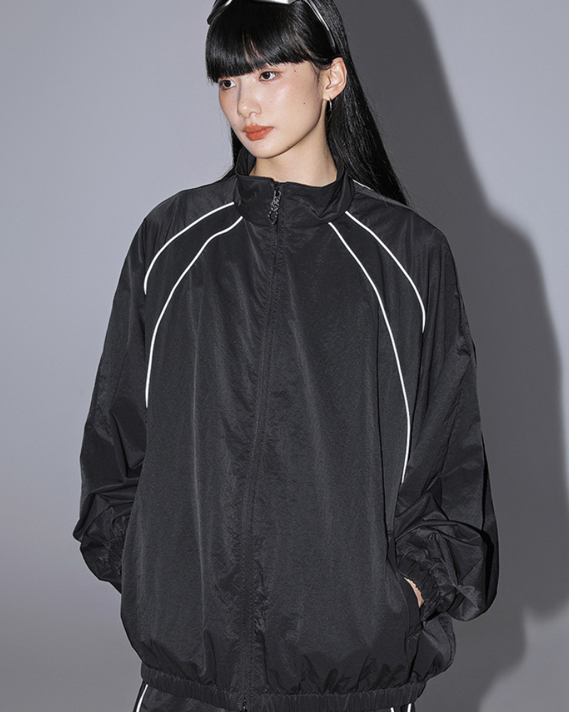 Outdoor Unisex Windproof Sports Couples Loose-Fitting Jacket