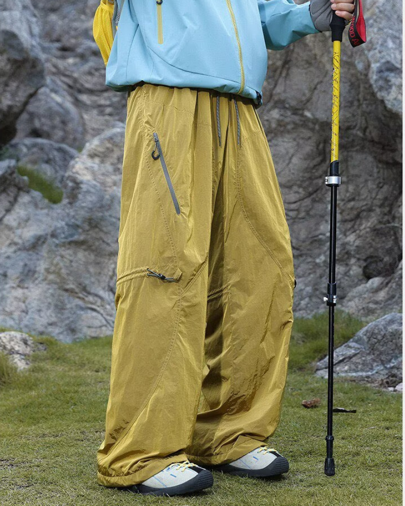 Outdoor Functional Unisex Straight-Leg Cargo Hiking Pants